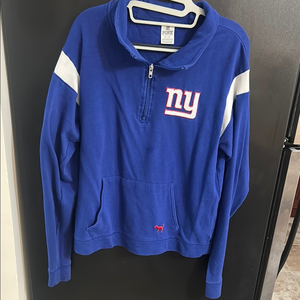 Victoria's Secret x NYG Quarterzip Lightweight Sweatshirt